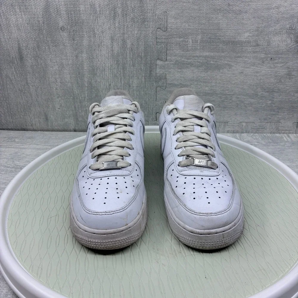Nike Air Force 1 '07 Low Mens 9 Shoes White Sneaker Athletic Leather CW2288-111